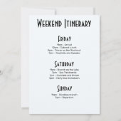 New Orleans Destination Bachelorette Weekend 招待状 (裏面)