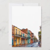 New Orleans Elopement Wedding Reception 招待状 (裏面)