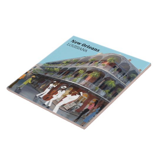 New Orleans French Quarter Jazz Band タイル (側面)