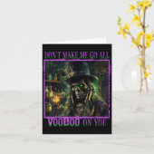 New Orleans Ghost Tour Y Priest Voodoo Mardi Gras  カード (黄色い花)