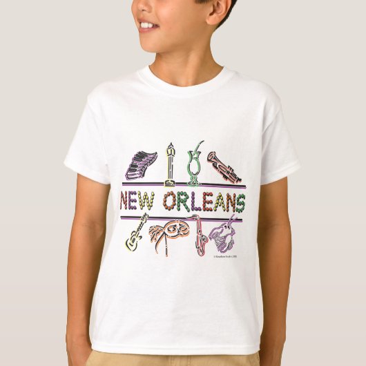 New-Orleans-ICONS – コピー Tシャツ (正面)