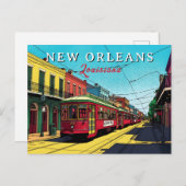 New Orleans Inspired Urban Art ポストカード (正面/裏面)