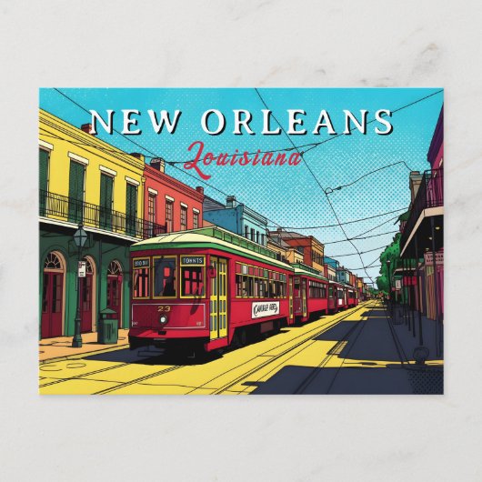 New Orleans Inspired Urban Art ポストカード (正面)