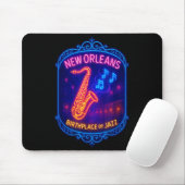 New Orleans, Louisiana, Birthplace Of Jazz マウスパッド (マウス)