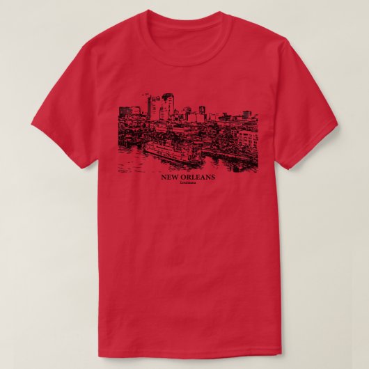 New Orleans Louisiana Tシャツ – 4 (デザイン正面)