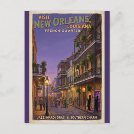 New Orleans Louisiana Travel Postcard  ポストカード