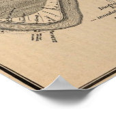 New Orleans MAp 1849 ポスター (角)