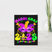 New Orleans Mardi Gras 2025 Funny Fleur De Lis New カード (正面)