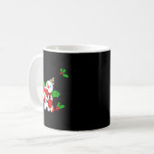 New Orleans Mr Bingle Christmas Tradition Snowman コーヒーマグカップ (正面左)