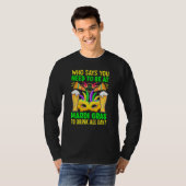 New Orleans Nola Mardi Gras  Beer Fat Tuesdays Tシャツ (正面フル)