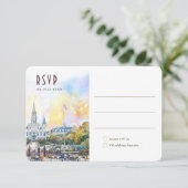New Orleans RSVP Wedding Insert Destination 招待状 (スタンド正面)