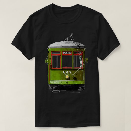 New Orleans Street Car  Tシャツ (デザイン正面)