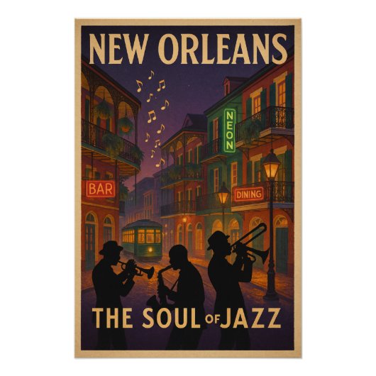 New Orleans – The Soul of Jazz ポスター (正面)