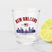 New Orleans Travel Collectible Shot Glass ショットグラス (正面)