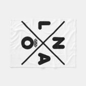 New Orleans Wedding Nola Bachelorette Party Groom  フリースブランケット (正面(横))