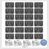  NEW PATENT PLATE STICKER シール (シート)
