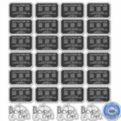  NEW PATENT PLATE STICKER シール (正面)