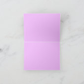 NEW! PINK ROSES GREETING CARD カード (内部)