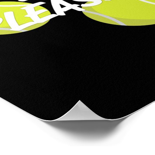 New Please Funny Tennis  ポスター (角)