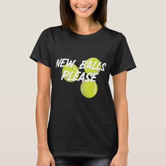 New Please Funny Tennis  Tシャツ (正面)