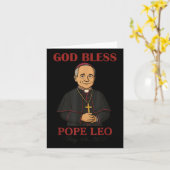 New Pope 2025 God Bless Pope Leo Xiv May 8th 2025  カード (黄色い花)