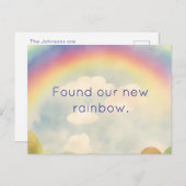 NEW RAINBOW CHANGE OF ADDRESS POSTCARD ポストカード (正面/裏面)