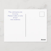 NEW RAINBOW CHANGE OF ADDRESS POSTCARD ポストカード (裏面)