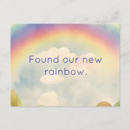 NEW RAINBOW CHANGE OF ADDRESS POSTCARD ポストカード