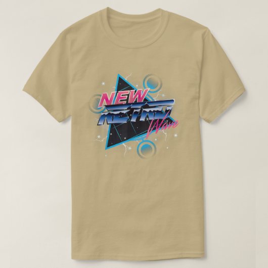 New Retro Wave  Tシャツ (デザイン正面)