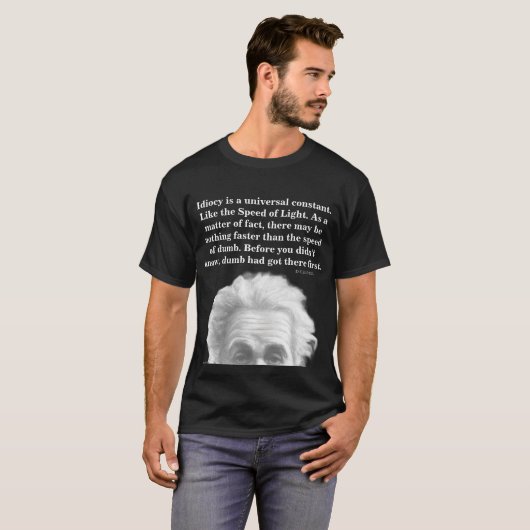 "New Revelations", Einstein, funny, humor Tシャツ (正面フル)