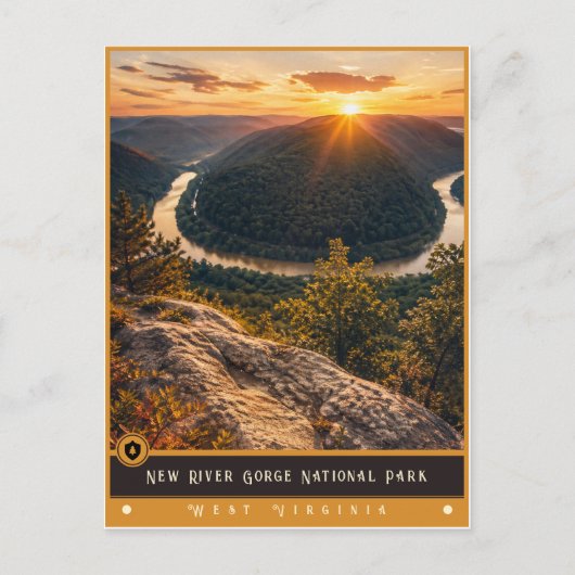New River Gorge National Park | Vintage ポストカード (正面)