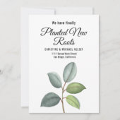 New Roots Planted New Home Moving Flat  案内状 (正面)