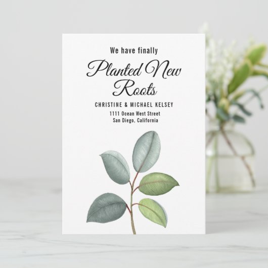 New Roots Planted New Home Moving Flat  案内状 (スタンド正面)