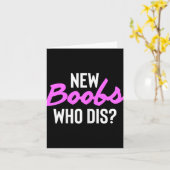 New S Who Dis Surgery Recovery Breast Cancer  カード (黄色い花)