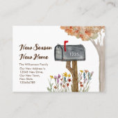 New Season New Home Change of Address 名刺 (正面)