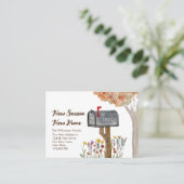 New Season New Home Change of Address 名刺 (スタンド正面)