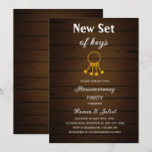 New Set Of Keys Homewarming Invitation 招待状 (正面/裏面)