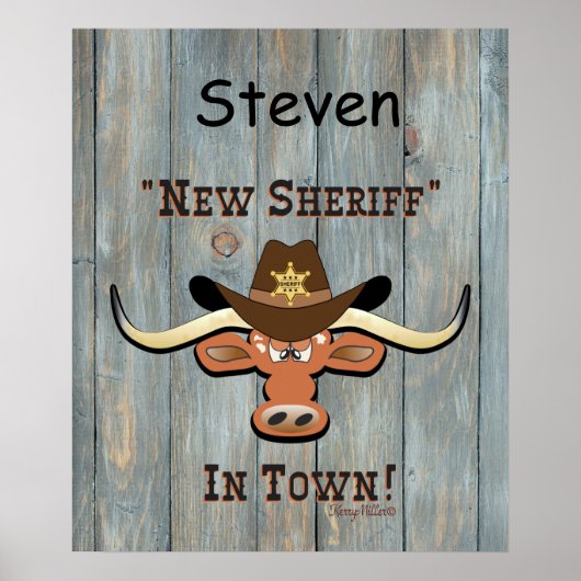New Sheriff In Town, Longhornポスター ポスター (正面)