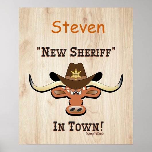 New Sheriff In Town, Longhornポスター ポスター (正面)