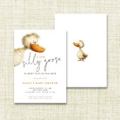 New Silly Goose on the Loose Baby Shower 招待状