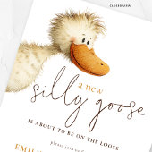 New Silly Goose on the Loose Baby Shower 招待状