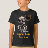 New Skeleton Solar Eclipse Tupper Lake Tシャツ (正面)