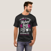 New Smyrna Beach Florida Retro Hotrod Surf Distres Tシャツ (正面フル)