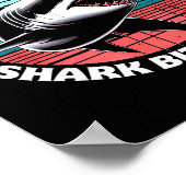 New Smyrna Beach_ Shark Bite Catal Graphic  ポスター (角)