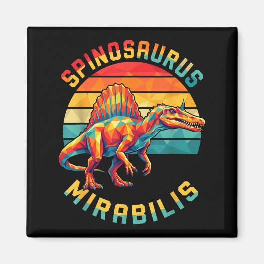 New spinosaurus mirabilis 2026 discovery hell マグネット (正面)