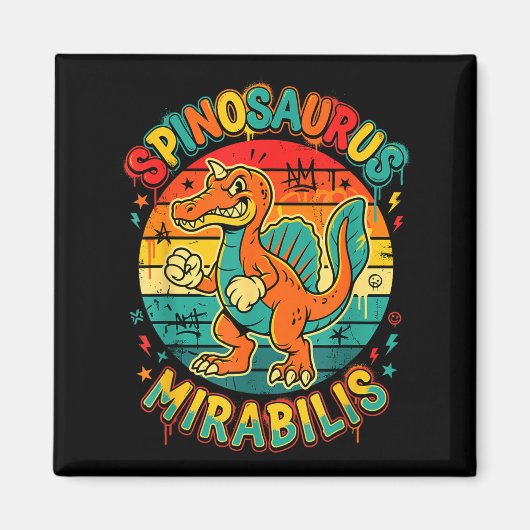 New spinosaurus mirabilis 2026 discovery hell マグネット (正面)