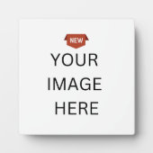 NEW!Tabletopプレート（イーゼル5.25 x 5.25付） フォトプラーク (正面)