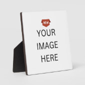 NEW!Tabletopプレート（イーゼル5.25 x 5.25付） フォトプラーク (正面)