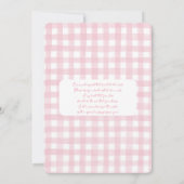 New to the Club Baby Shower Girl Invitation 招待状 (裏面)