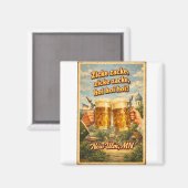  New Ulm MN German Beer Oktoberfest Magnet マグネット (正面/裏面)